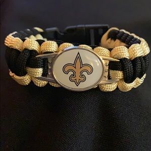 🏈✨NEW ORLEAN SAINTS NFL BRAIDED PARACORD BRACELET